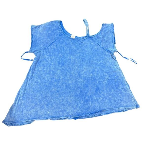 Free People‎ One Shoulder Top Blue Size XS |E1 - Picture 1 of 3